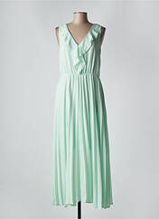 Robe longue vert ONLY pour femme seconde vue