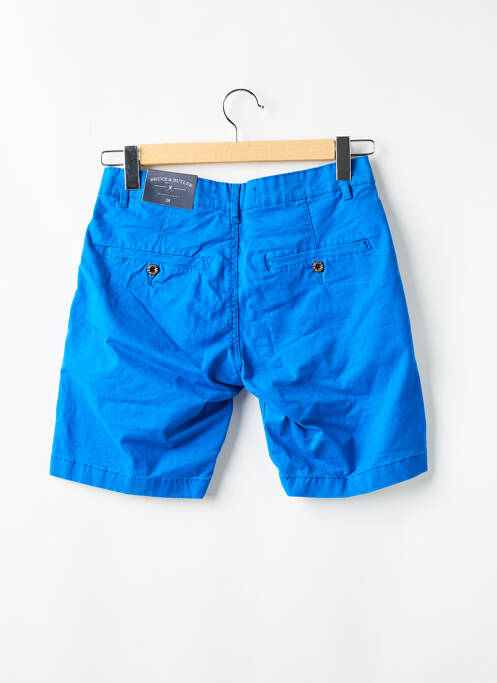 Short bleu BRUCE & BUTLER  pour homme