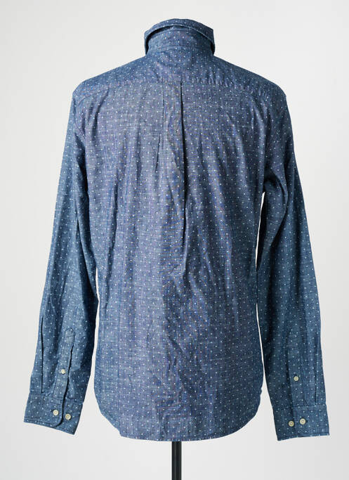 Chemise manches longues bleu JACK & JONES pour homme