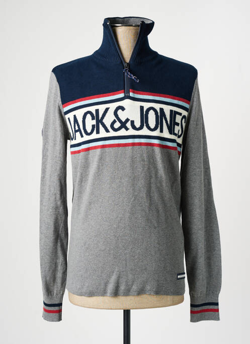 Pull gris JACK & JONES pour homme