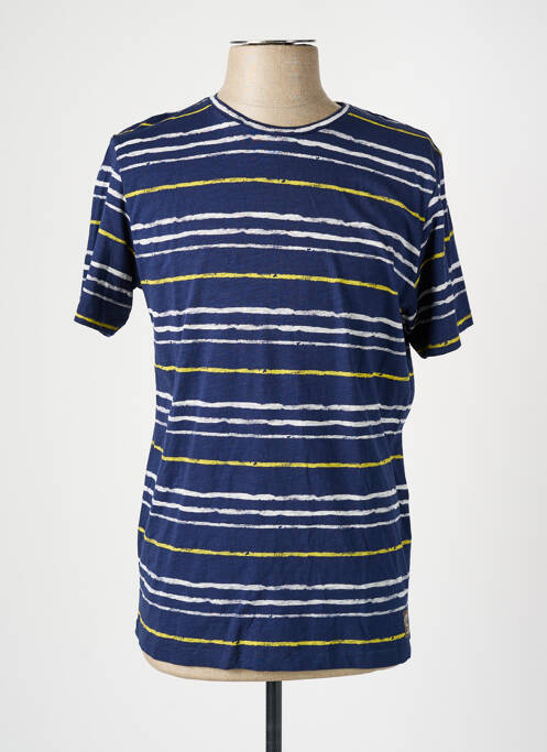 T-shirt bleu TOM TAILOR pour homme