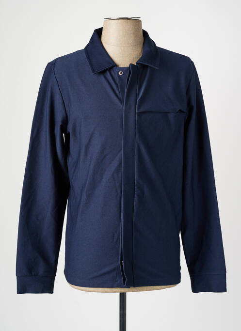 Chemise manches longues bleu JACK & JONES pour homme