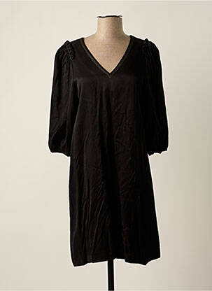 Robe mi-longue noir ASTRID BLACK LABEL femme