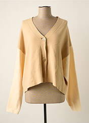 Gilet manches longues beige MANGO pour femme seconde vue