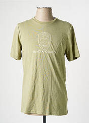 T-shirt vert BLACK AND GOLD pour homme seconde vue