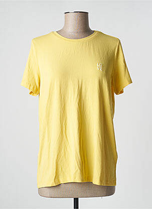 T-shirt jaune FRANSA femme