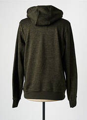 Sweat-shirt à capuche vert JACK & JONES pour homme seconde vue