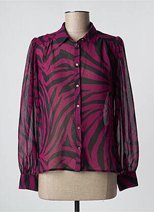 Chemisier violet MORGAN femme