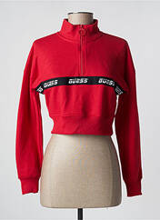 Sweat-shirt rouge GUESS pour femme seconde vue