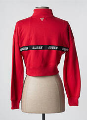 Sweat-shirt rouge GUESS pour femme seconde vue