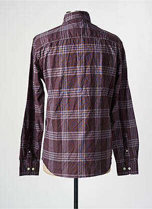 Chemise manches longues violet JACK & JONES homme