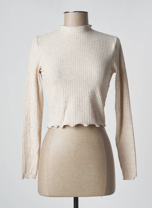 Pull beige ONLY pour femme