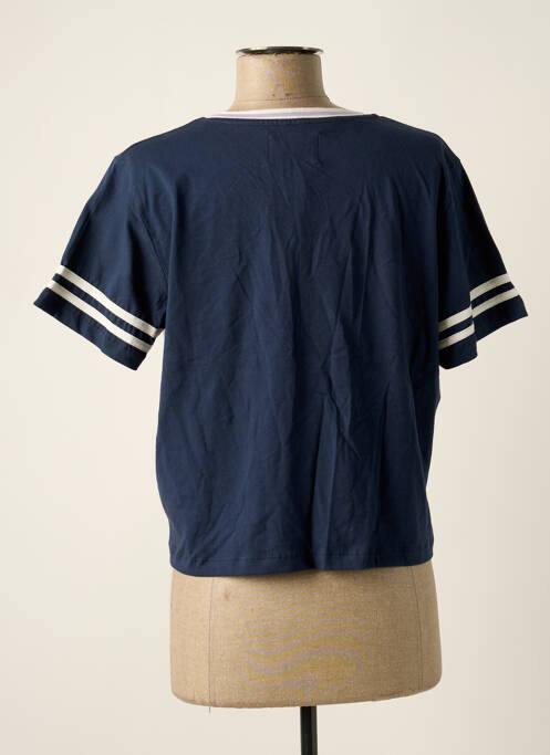 T-shirt bleu CEMI pour femme