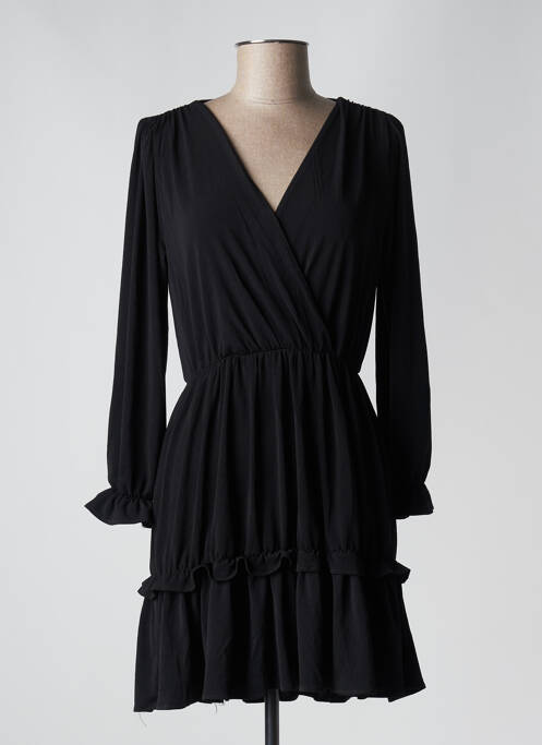 Robe mi-longue noir MANGO pour femme