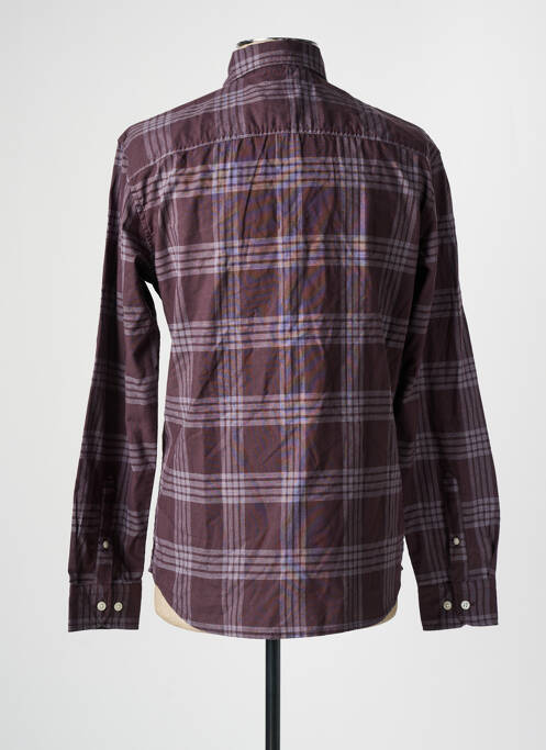 Chemise manches longues violet JACK & JONES pour homme