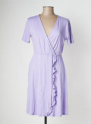 Robe mi-longue violet HAILYS pour femme