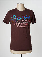 T-shirt marron PETROL INDUSTRIES pour homme seconde vue