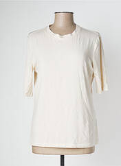 T-shirt beige VERO MODA pour femme seconde vue