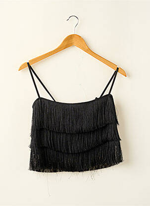 Top noir MANGO femme