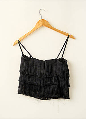 Top noir MANGO femme