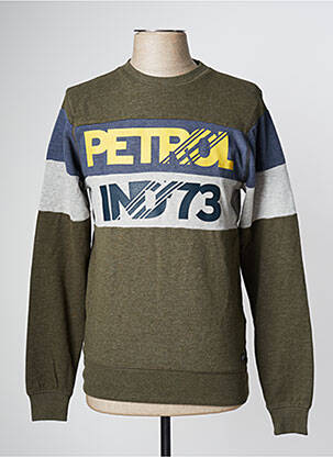 Sweat-shirt vert PETROL INDUSTRIES homme