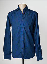 Chemise manches longues bleu LE FABULEUX MARCEL DE BRUXELLES homme
