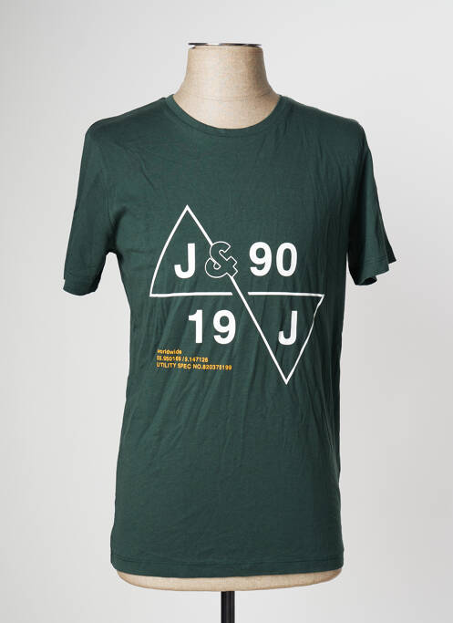 T-shirt vert JACK & JONES pour homme