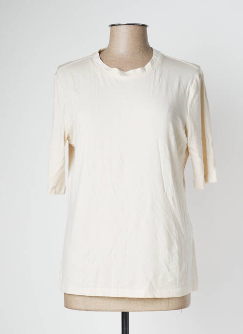 T-shirt beige VERO MODA pour femme