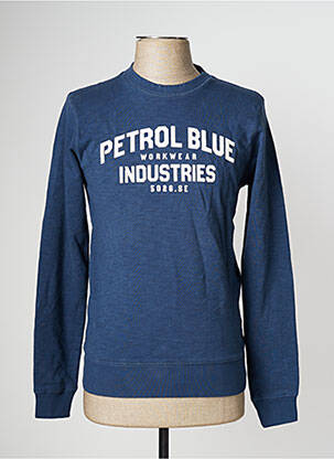 Sweat-shirt bleu PETROL INDUSTRIES pour homme