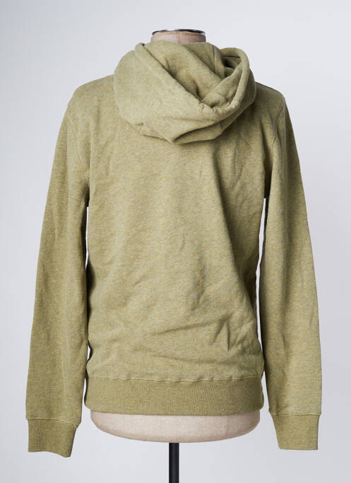 Sweat-shirt à capuche vert BLACK AND GOLD pour homme