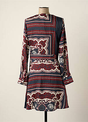 Robe mi-longue bleu MORGAN femme