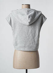 Sweat-shirt à capuche gris NOISY MAY pour femme seconde vue
