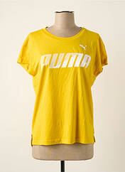 T-shirt jaune PUMA pour femme seconde vue