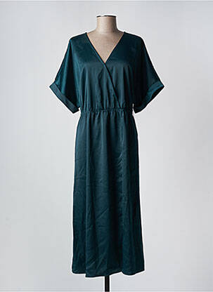 Robe mi-longue vert CLOUDS OF FASHION pour femme