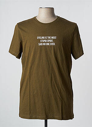 T-shirt vert CYCLO CLUB MARCEL  pour homme