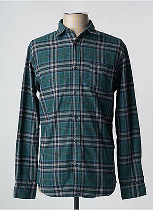 Chemise manches longues vert JACK & JONES homme