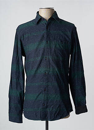 Chemise manches longues vert JACK & JONES homme