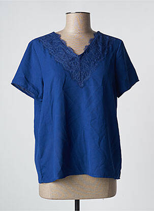T-shirt bleu VERO MODA pour femme