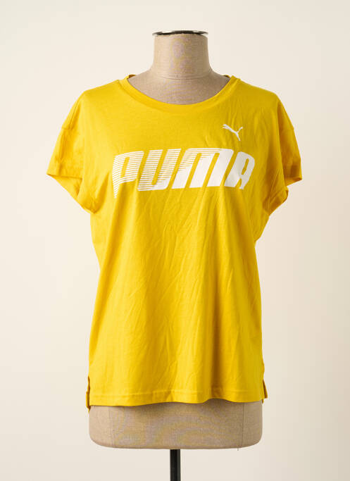 T-shirt jaune PUMA pour femme