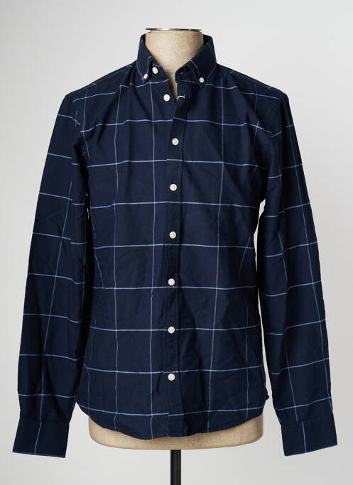 Chemise manches longues bleu CASUAL FRIDAY pour homme