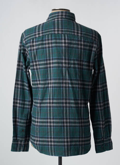 Chemise manches longues vert JACK & JONES pour homme
