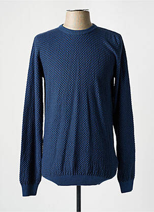 Pull bleu KNOWLEDGE COTTON APPAREL homme