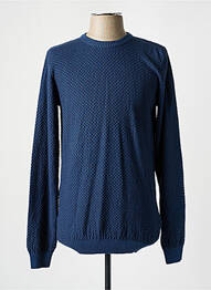 Pull bleu KNOWLEDGE COTTON APPAREL homme