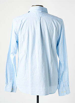 Chemise manches longues bleu KNOWLEDGE COTTON APPAREL homme