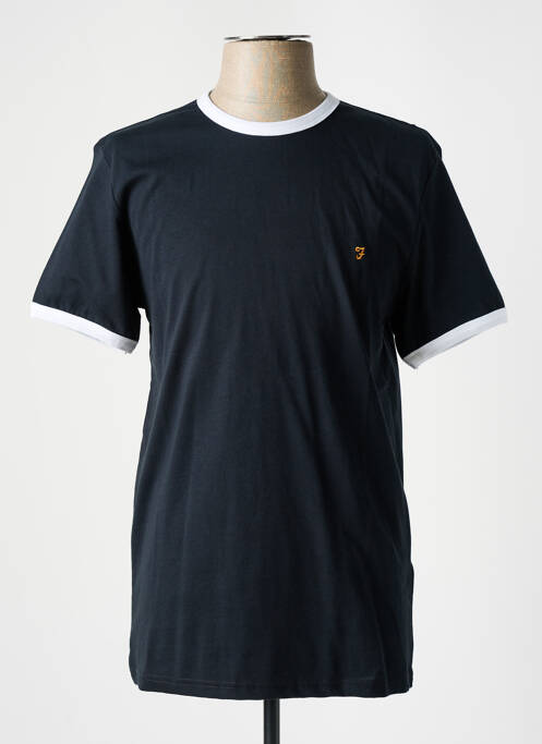 T-shirt bleu FARAH pour homme