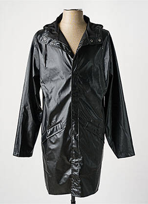 Imperméable noir RAINS homme