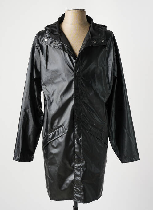 Imperméable noir RAINS pour homme