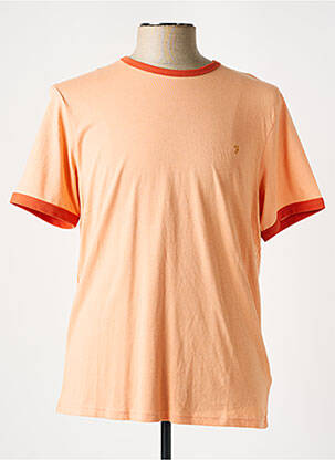 T-shirt orange FARAH homme