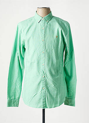 Chemise manches longues vert FARAH homme