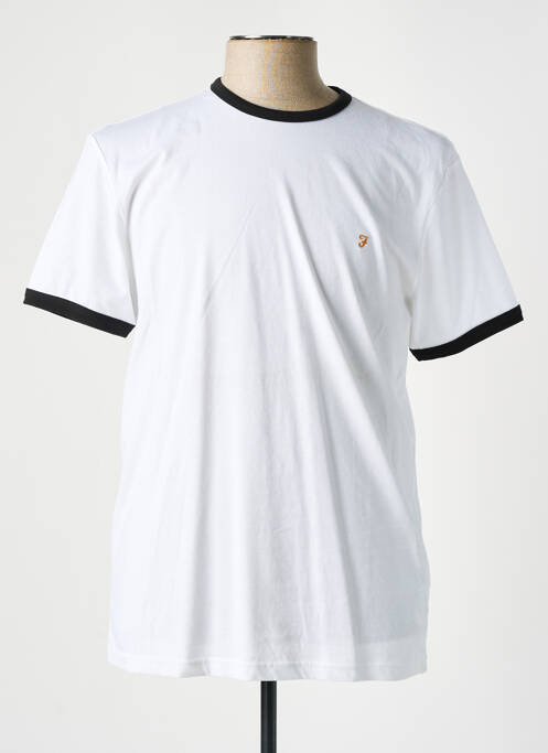 T-shirt blanc FARAH pour homme